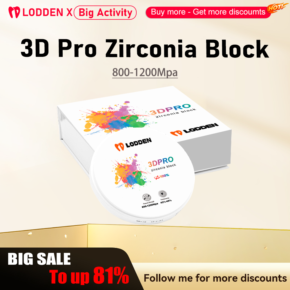 3D Printing Lego - Bloco de zircônia dental 3d pro