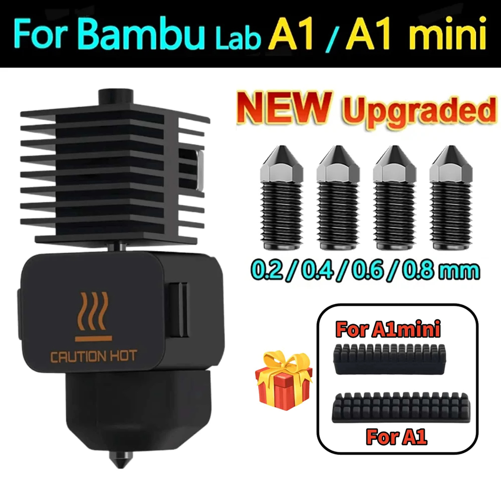 Nozzle 0.4Mm Hardened - Kit de Atualização Hotend para Bambu