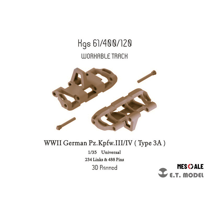 3D Printing Liquid - ET 1/35 P35-020 WWII Pz.Kpfw.III/IV (Tipo