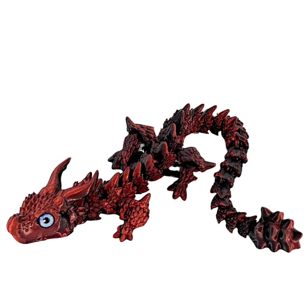 3D Printing Dragon - Dragão Chinês Rotativo Impresso em 3D