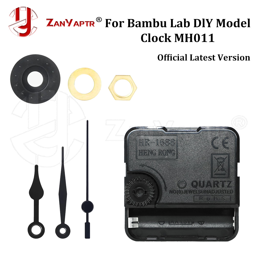 3D Printing Bambu - Kit de Componentes de Relógio para