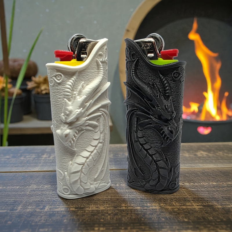 3D Printing Dragon - Capa Protetora para Isqueiro com Dragão