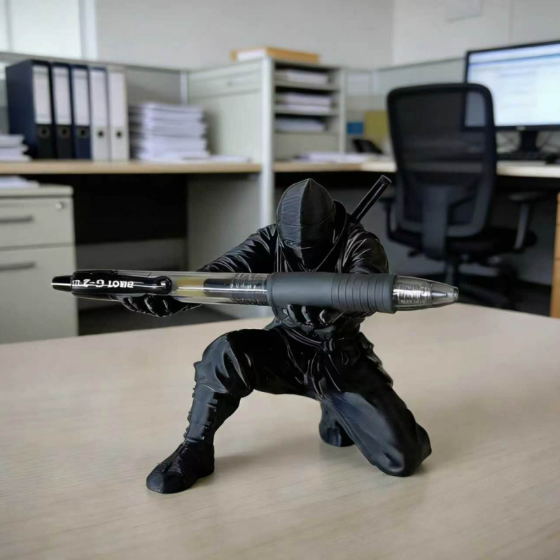 3D Printing Office Setup - Suporte para Canetas Ninja, Ornamento de