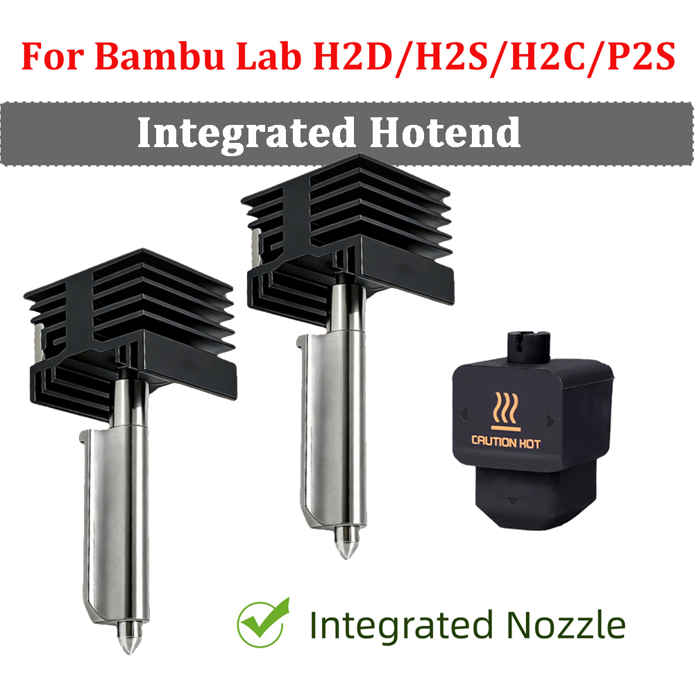 Nozzle 0.4Mm Hardened - Novo Hotend Integrado para Bambu Lab