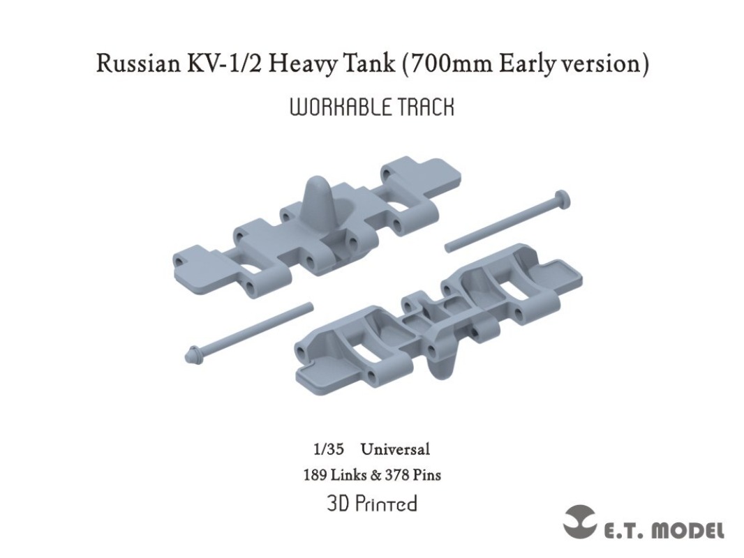 3D Printing Link - Trilho 3D Impresso Funcional 1/35 para