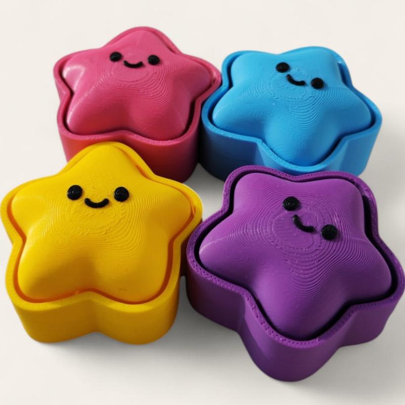 Chaveiro Fidget Clicker Estrel - 3D Printing Link avaliação e preço
