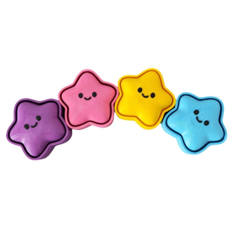 Chaveiro Fidget Clicker Estrel - 3D Printing Link avaliação e preço