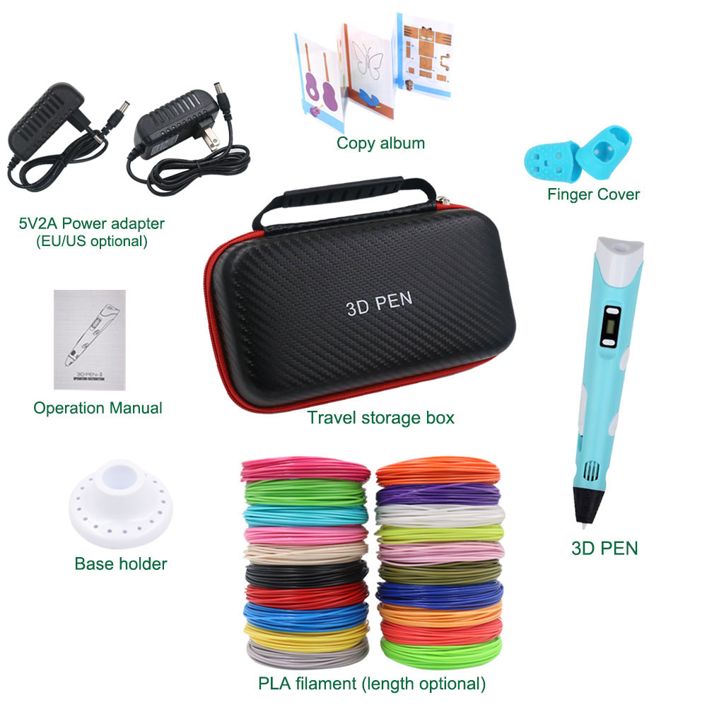 Conjunto de canetas de impress - 3D Printing Pen For Kids avaliação e preço