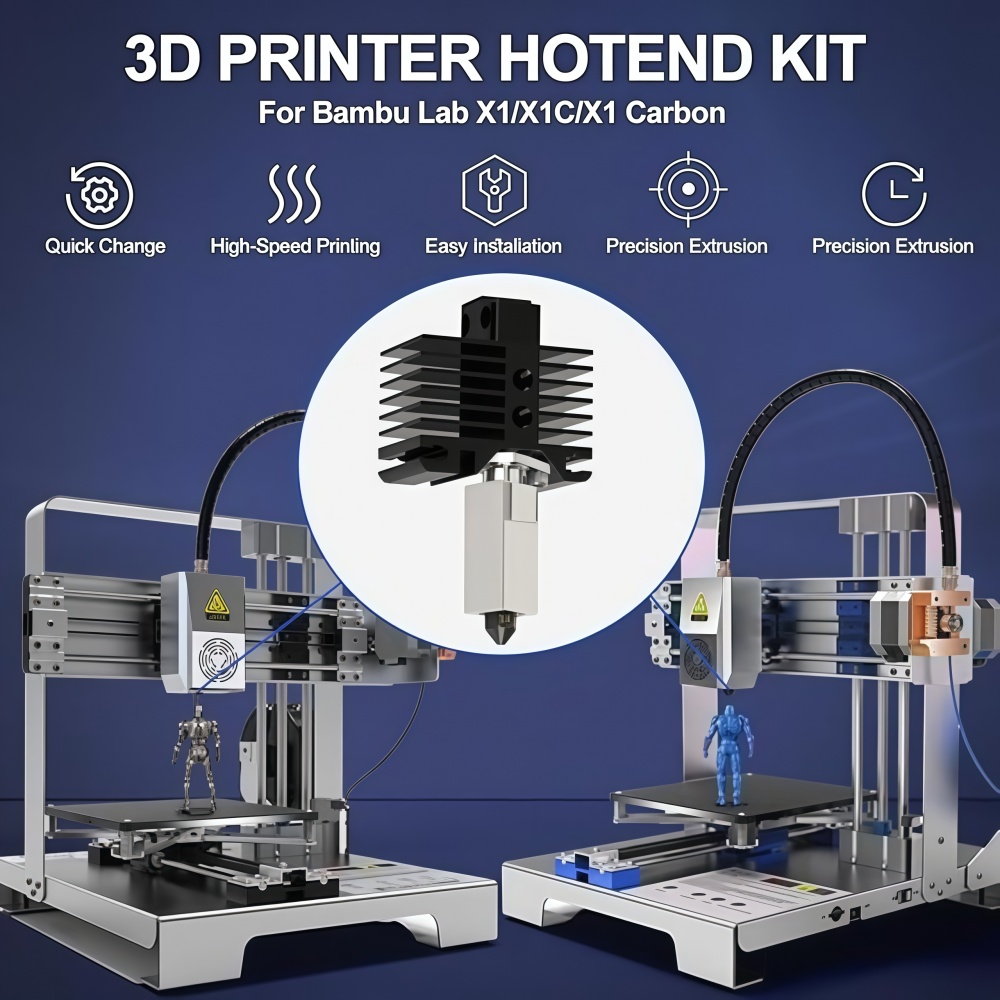 Kit Hotend para Bambu X1/X1C,  - Nozzle 0.4Mm Hardened avaliação e preço