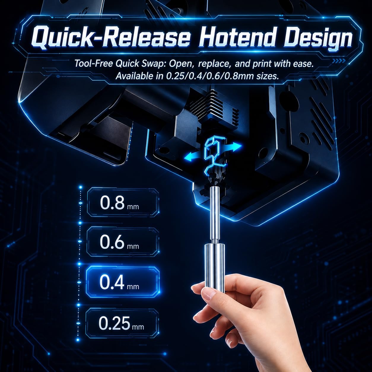 Bicos de Aço Temperado para An - Nozzle 0.4Mm Hardened avaliação e preço