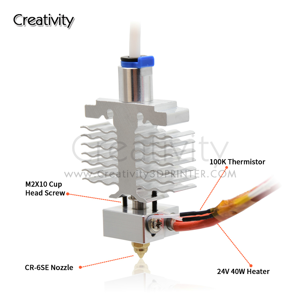 Atualizado todo o metal hotend - Ender 3 Upgrade Kit avaliação e preço