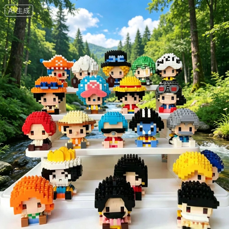 Novo ONE PIECE Deus do Sol Nik - 3D Printing Lego avaliação e preço