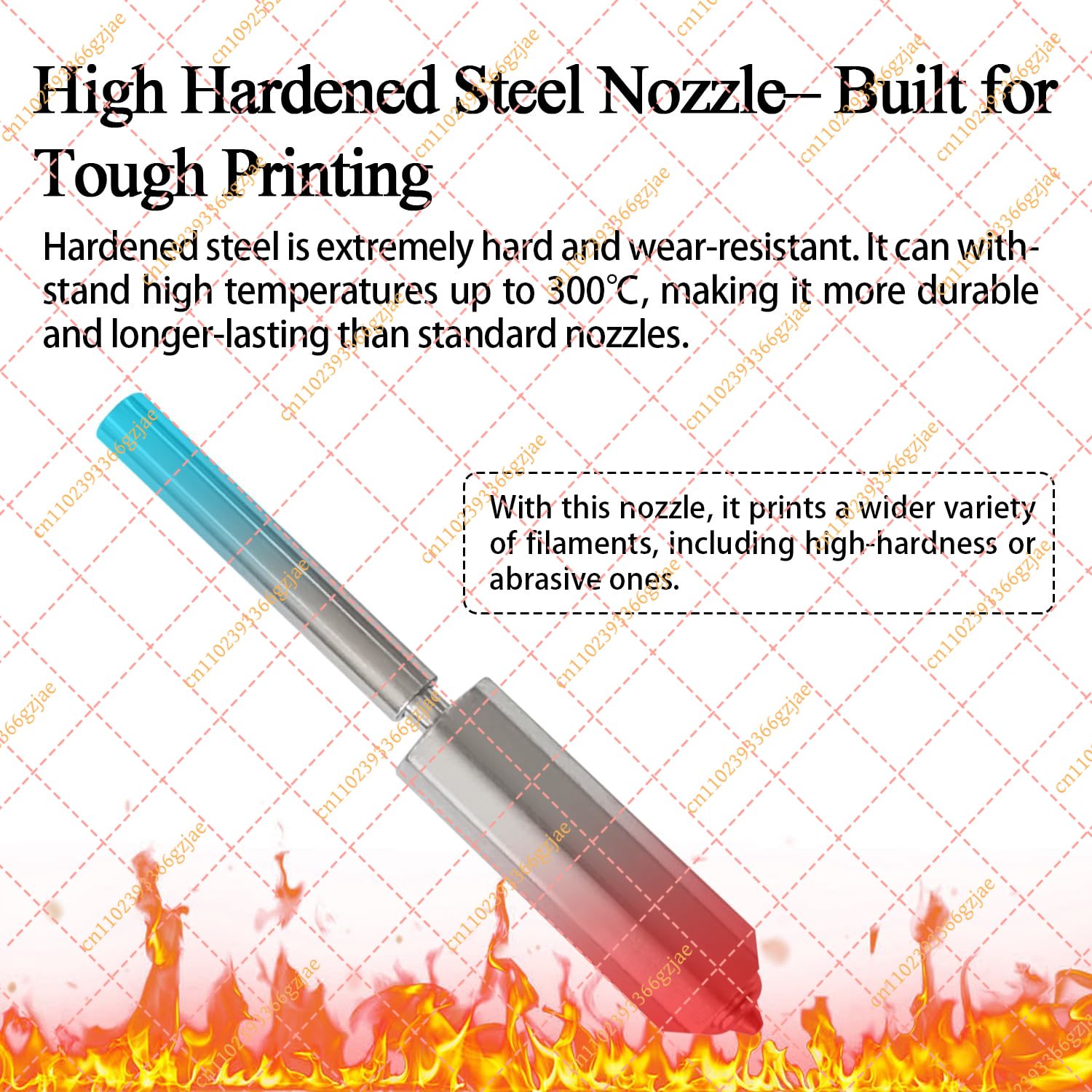 Kit de Bicos de Aço Temperado  - Nozzle 0.4Mm Hardened avaliação e preço
