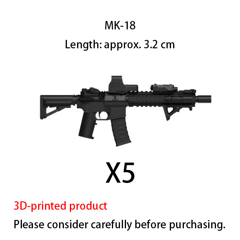 Blocos de Montar de Armas Impr - 3D Printing Link avaliação e preço
