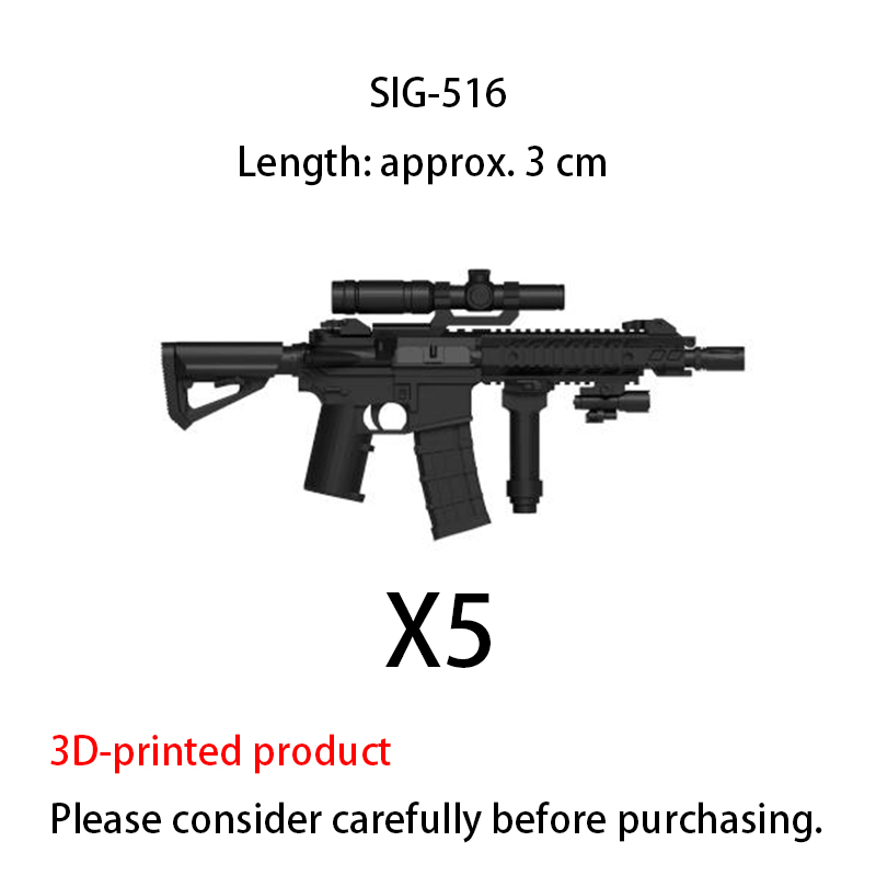 Blocos de Montar de Armas Impr - 3D Printing Link avaliação e preço