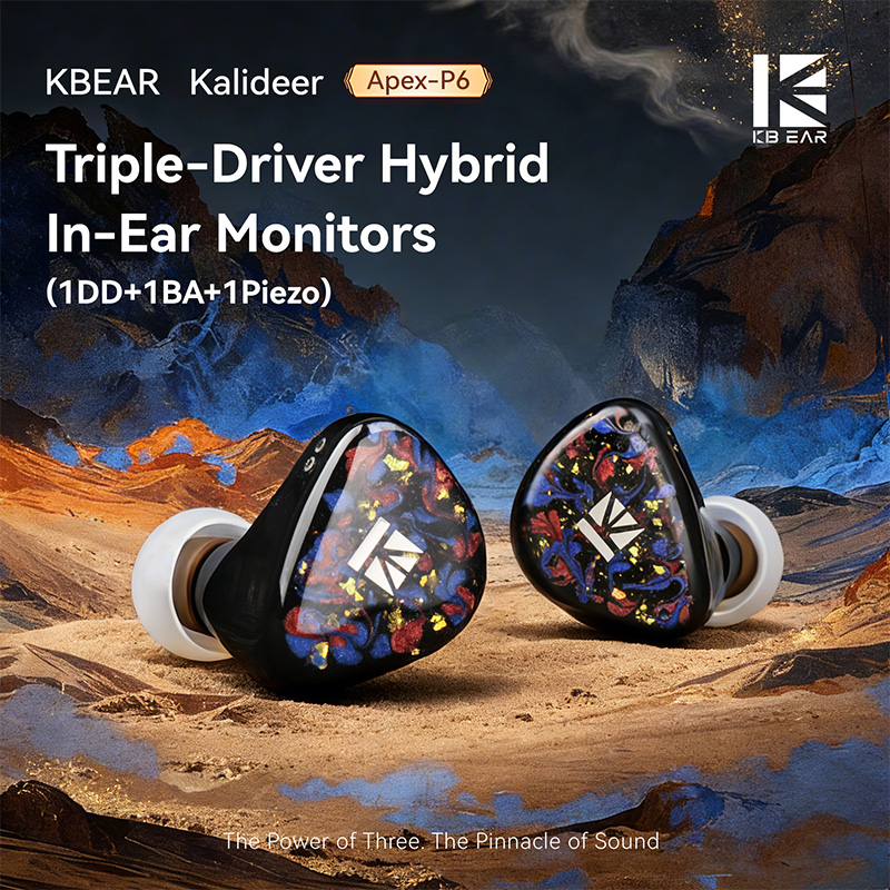 KBEAR Kalideer Apex P6 Fones d - 3D Printing Office Setup avaliação e preço