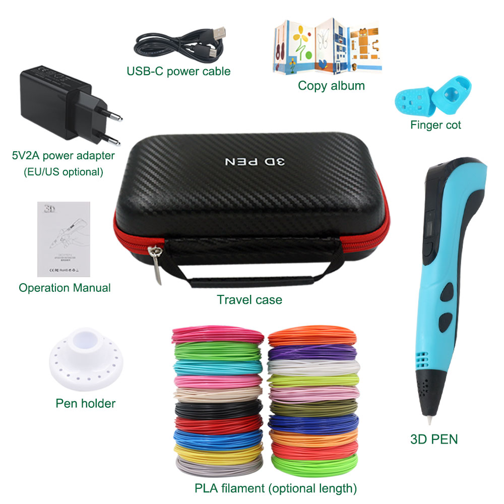 Caneta de Impressão 3D para Cr - 3D Printing Pen For Kids avaliação e preço